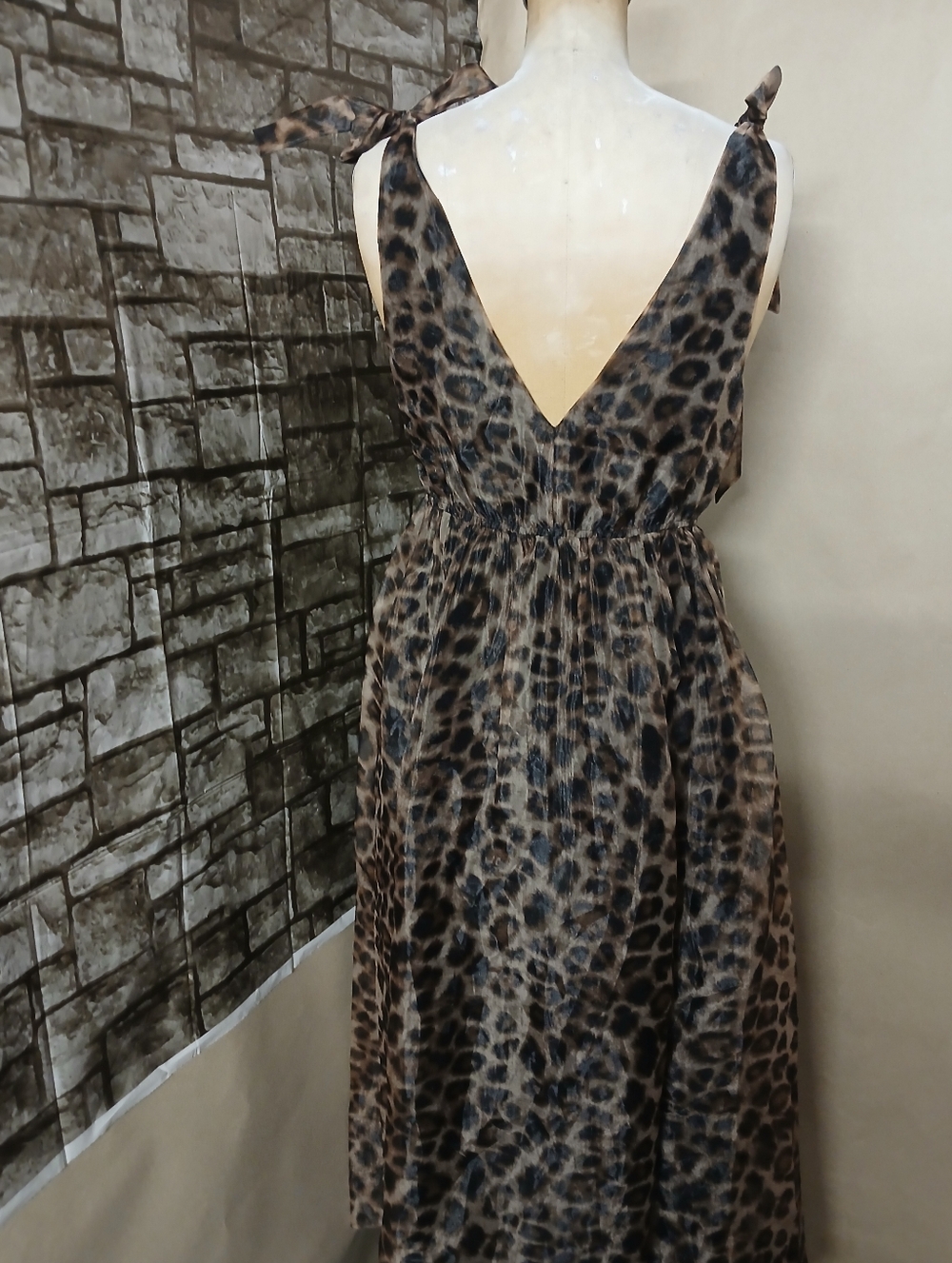 Daniel Rainn Anthropologie Women's Black/Brown Dress. - Picture 3 of 11